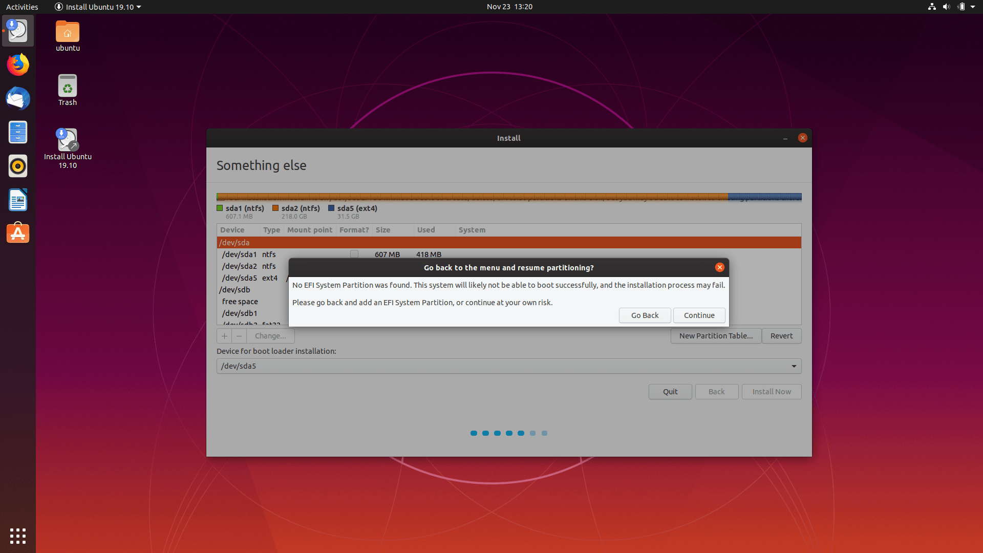 Εγκατάσταση του Ubuntu 19.10 σε PC ή Laptop μαζί με Windows