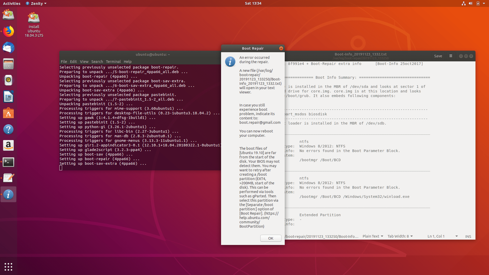 Επιδιόρθωση του grub - Πρόβλημα με dual boot (Windows και Ubuntu)
