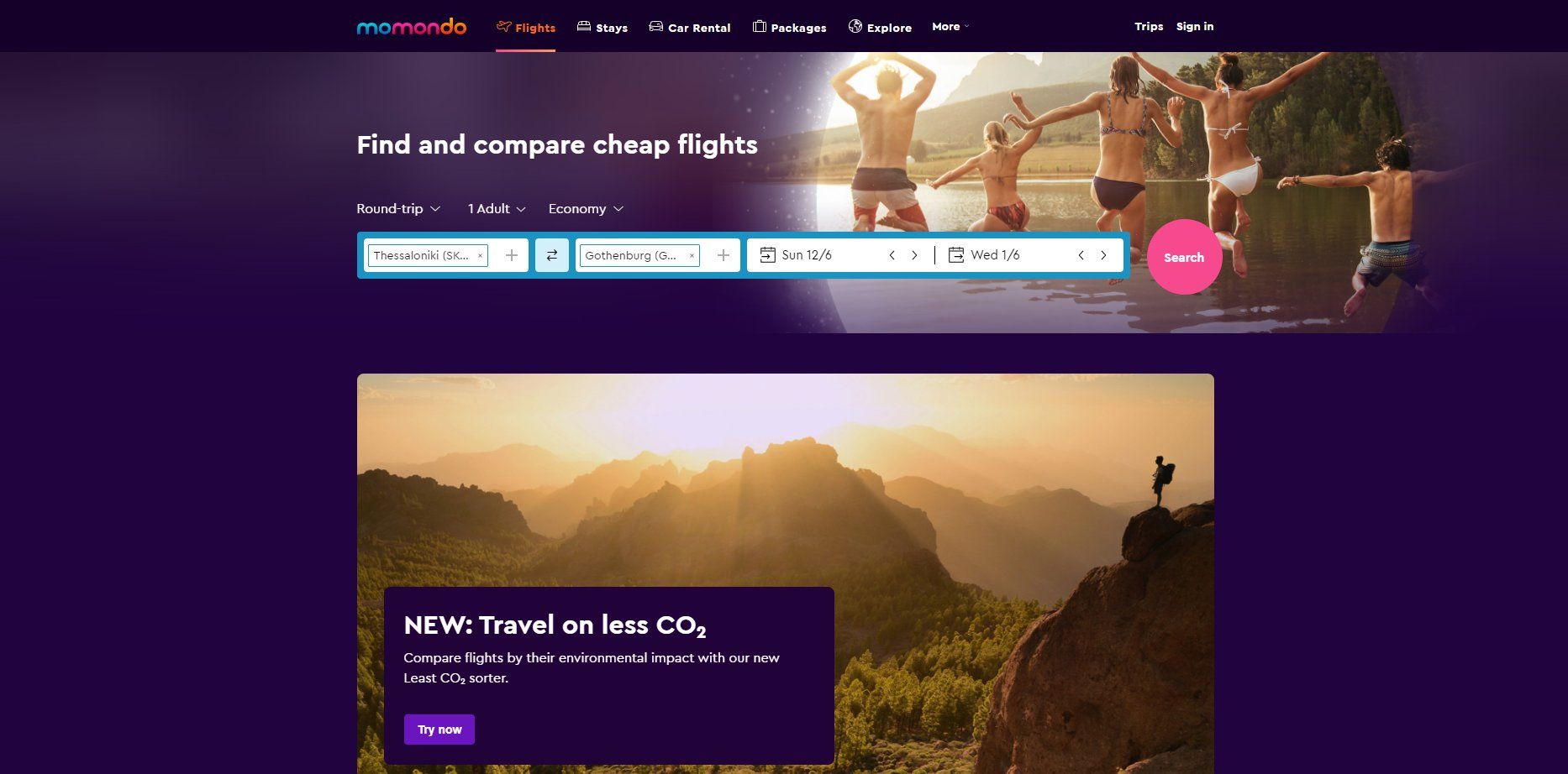Momondo - Οι καλύτερες ιστοσελίδες με φθηνά αεροπορικά εισιτήρια