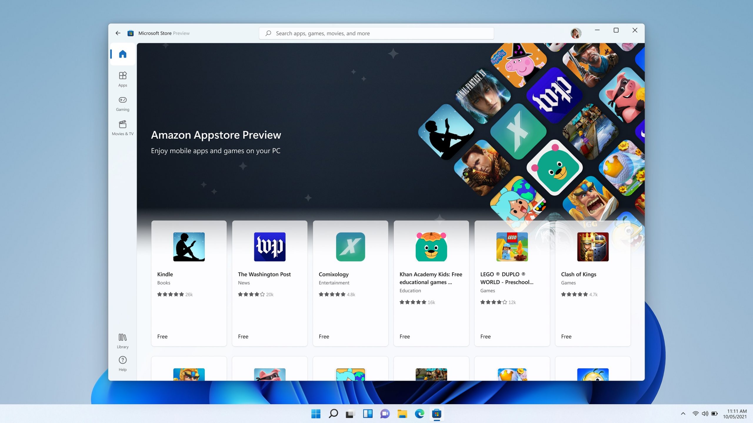 Εγκατάσταση Android εφαρμογών στα Windows 11