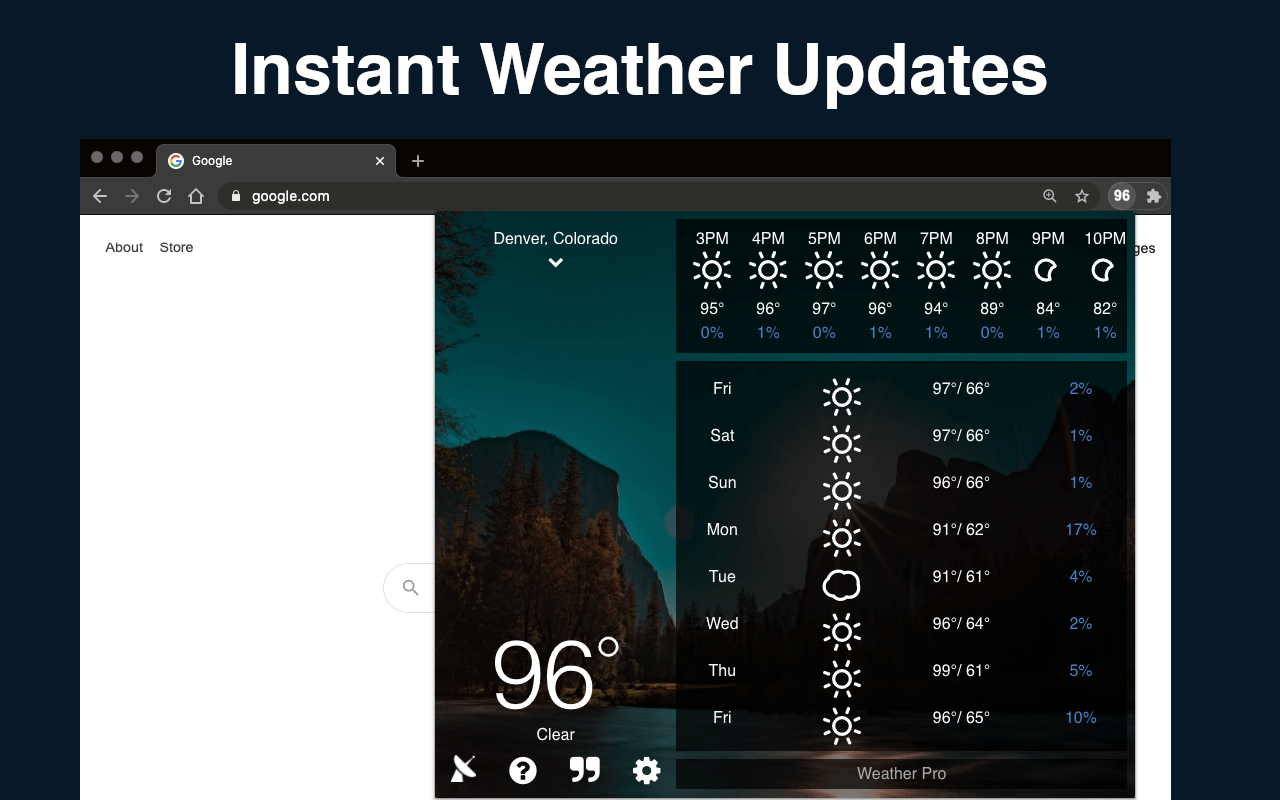 Weather Extension