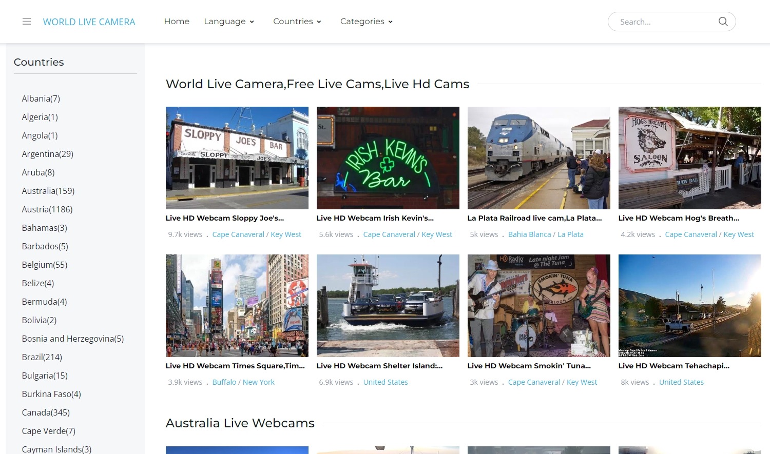 World Live Camera