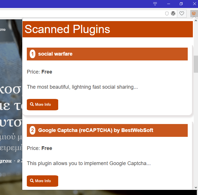 Scan WP - Detect WordPress Themes and Plugins