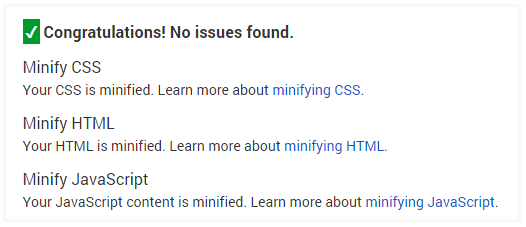 Minify Javascript and CSS
