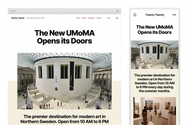 Πες γεια στο νέο προεπιλεγμένο theme του WordPress 5.3, το Twenty Twenty