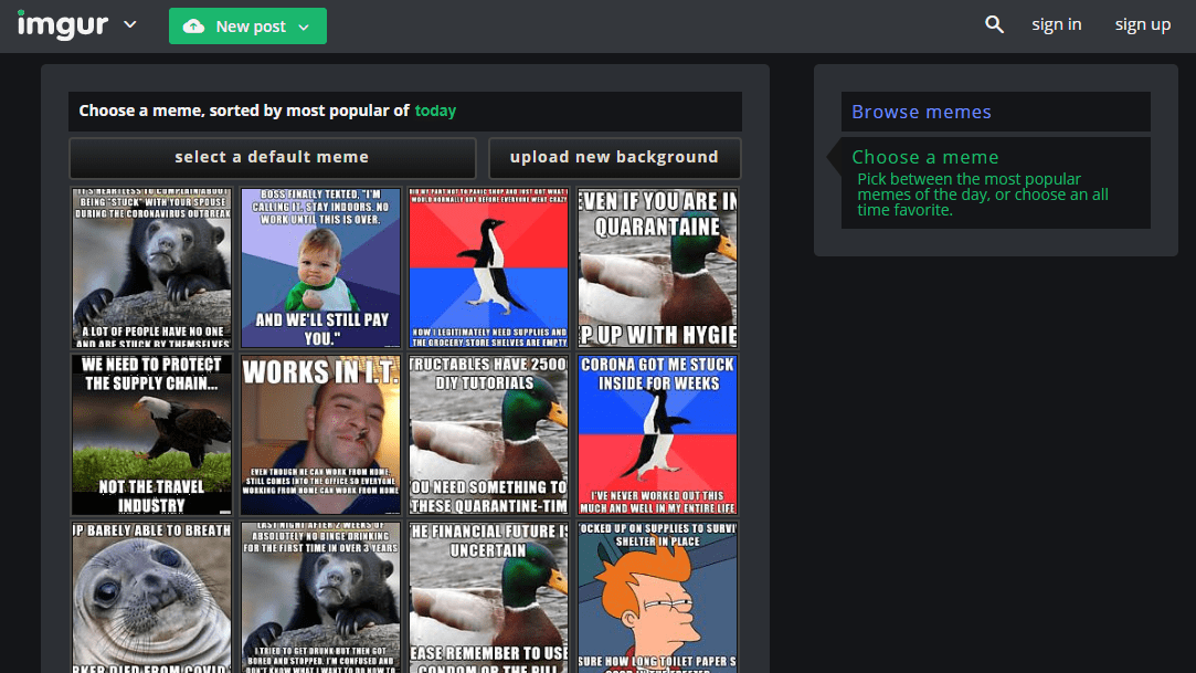 Οι καλύτερες ιστοσελίδες για δημιουργία memes Οι καλύτερες ιστοσελίδες για δημιουργία memes