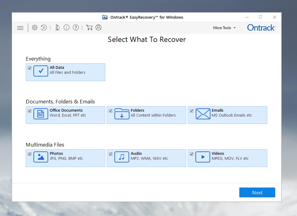 Τα καλύτερα δωρεάν προγράμματα για ανάκτηση δεδομένων OnTrack EasyRecovery