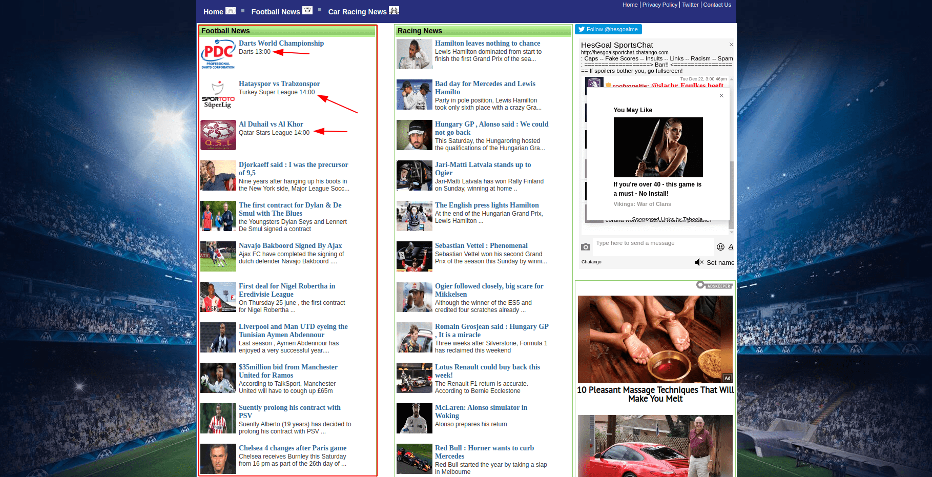 HesGoal - Δες σε live stream αγώνες ποδοσφαίρου δωρεάν