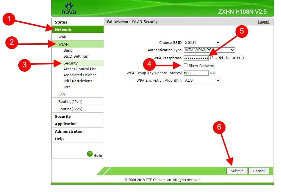 Αλλαγή κωδικού WiFi σε Forthnet
