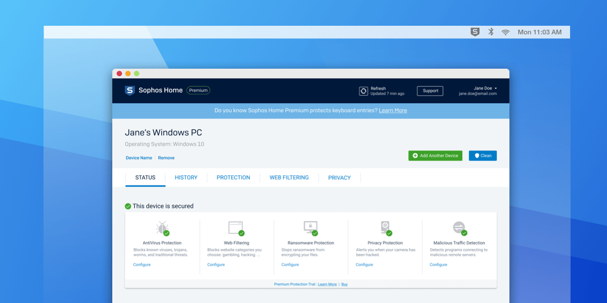 Τα 12 Καλύτερα AntiVirus Προγράμματα για Windows (2025) Sophos Home