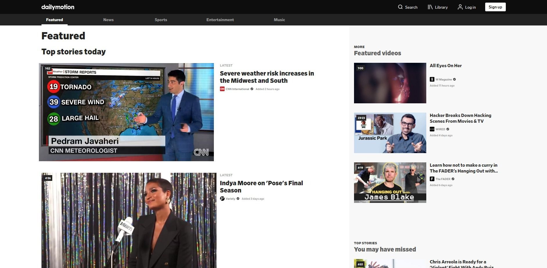 Ιστοσελίδες σαν το YouTube για βίντεο και μουσική Dailymotion - Ιστοσελίδες σαν το YouTube για βίντεο και μουσική