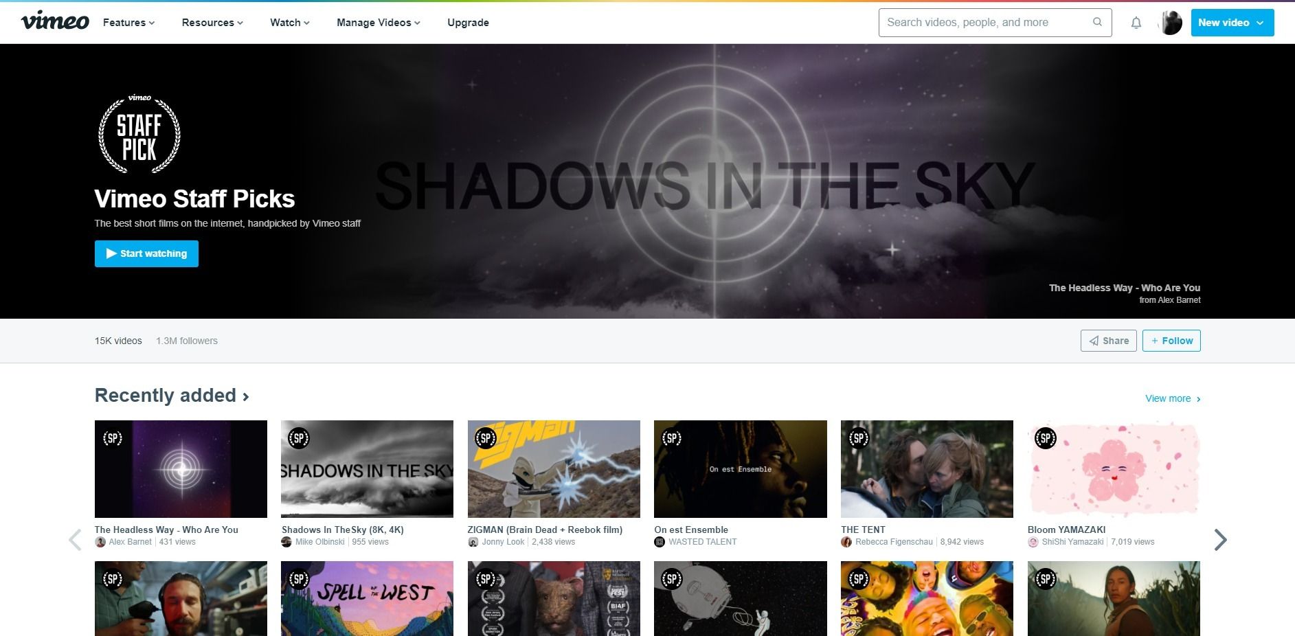 Ιστοσελίδες σαν το YouTube για βίντεο και μουσική Vimeo - Ιστοσελίδες σαν το YouTube για βίντεο και μουσική