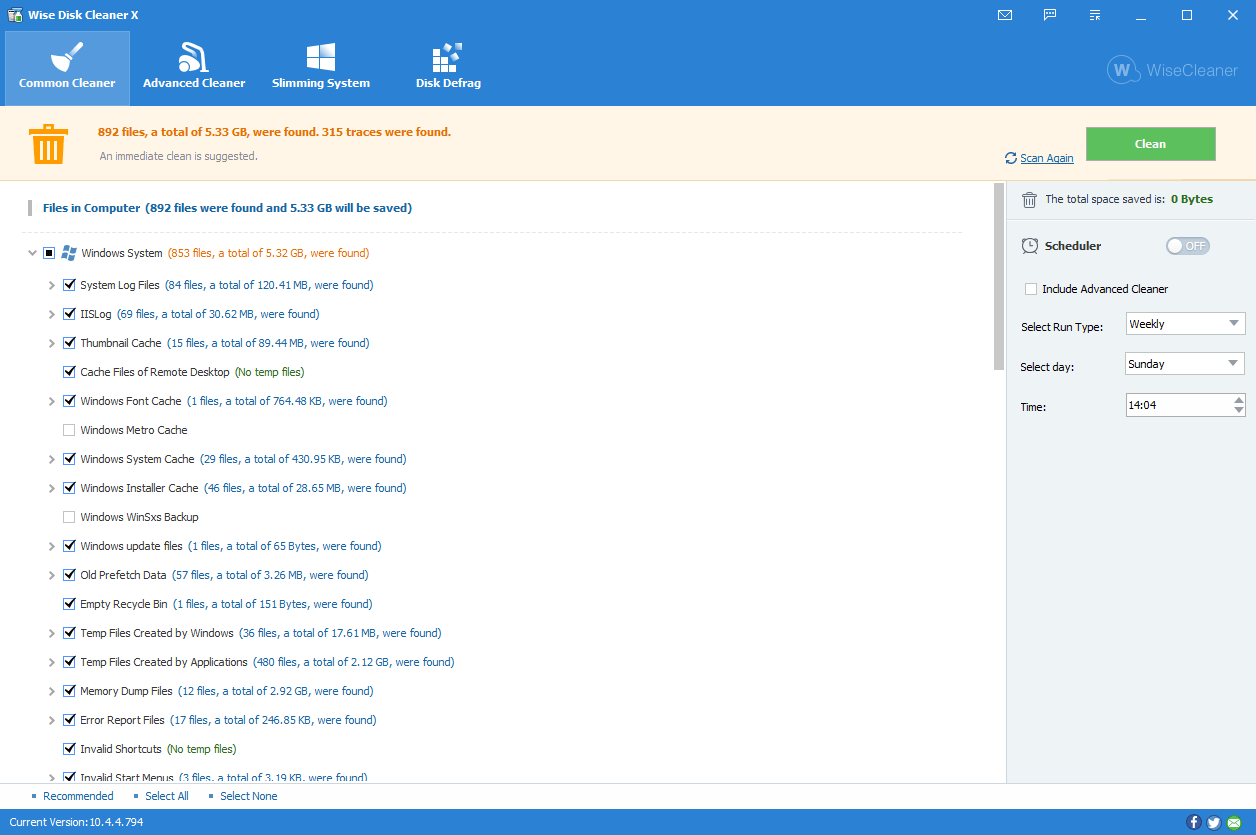 Εκκαθάριση δίσκου: Τα καλύτερα δωρεάν προγράμματα Wise Disk Cleaner