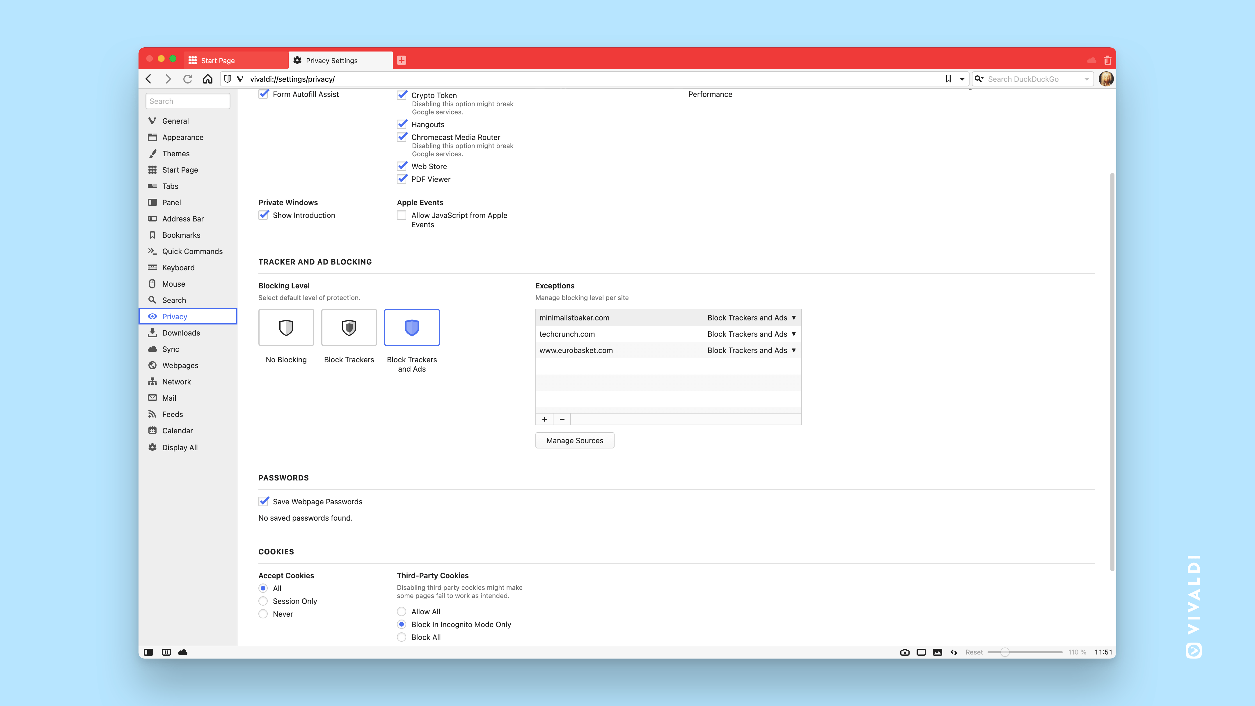 Vivaldi Browser Το καλύτερο δωρεάν πρόγραμμα περιήγησης 11 1