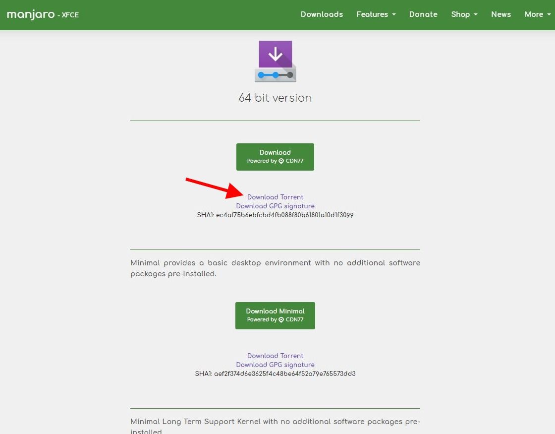 Manjaro Linux Download