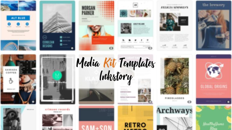 10 Δωρεάν Media Kit Templates στο Canva για Bloggers