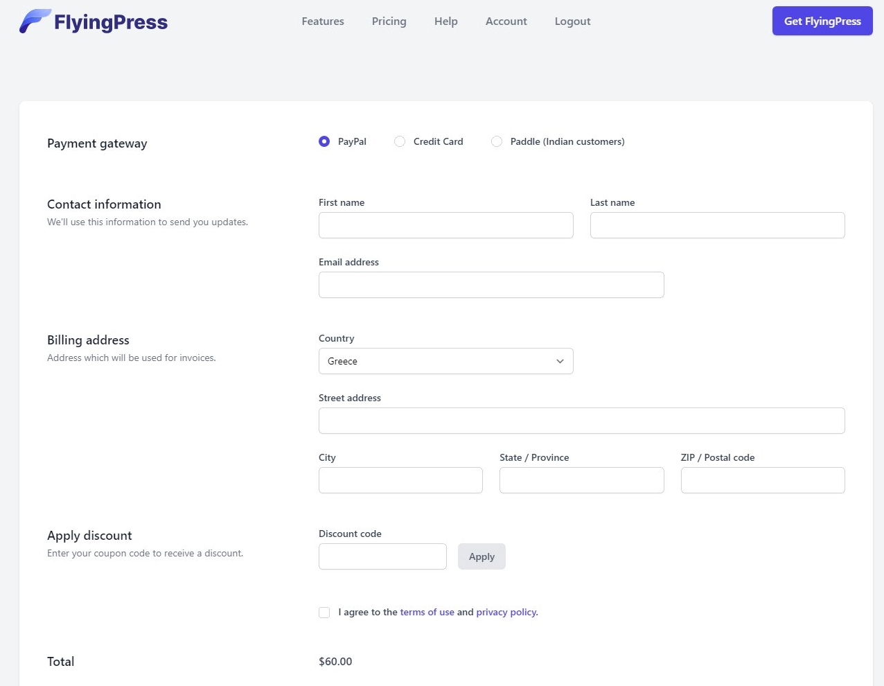 FlyingPress WordPress Plugin Account and Buy