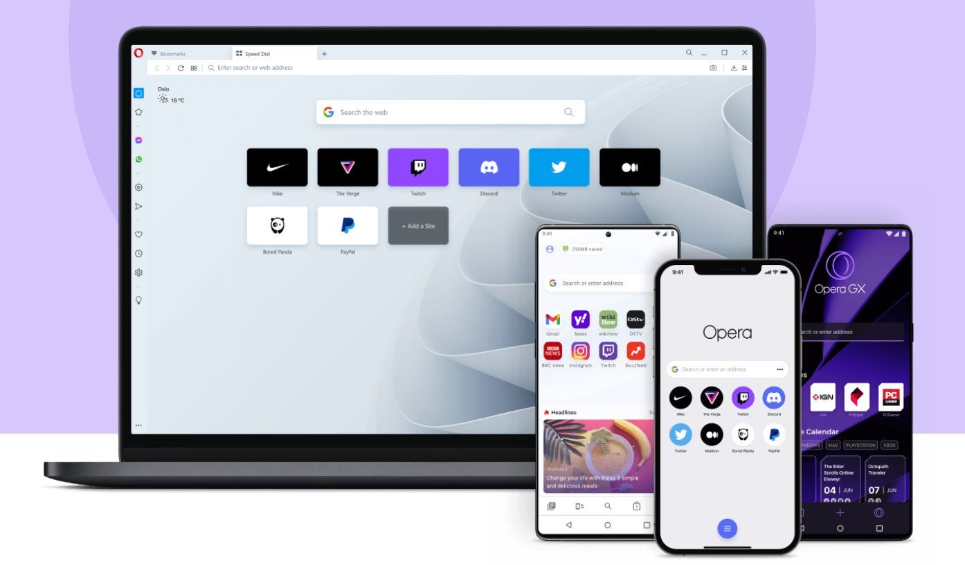 Ελαφρύς Browser: 10 Web Browsers με ύψιστη ταχύτητα Opera Browser