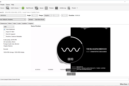 Πως να συμπιέζεις τα βίντεο σου με το HandBrake