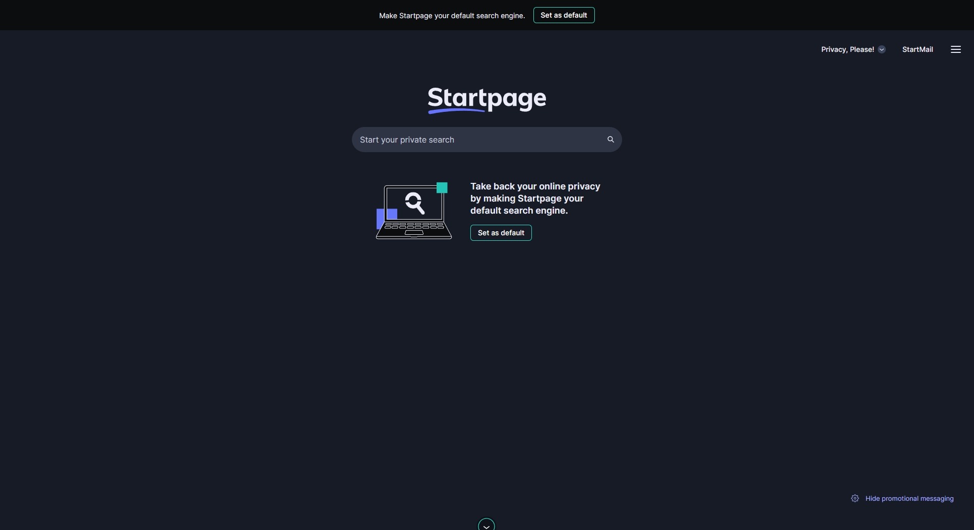 StartPage Μηχανή Αναζήτησης